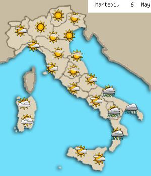 bollettino meteorologico oggi