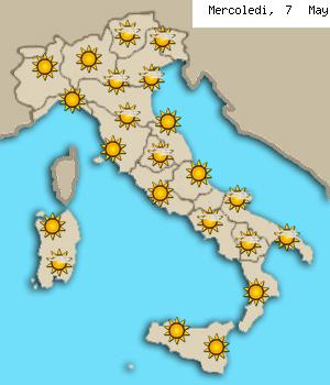 mapa del tiempo para hoy