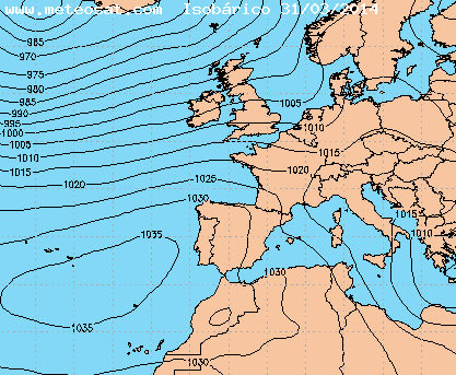 MAPA ISOBARAS