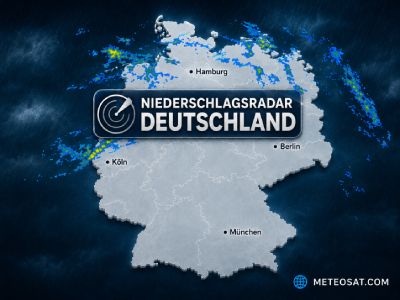 Aktuelles Niederschlagsradar für Deutschland