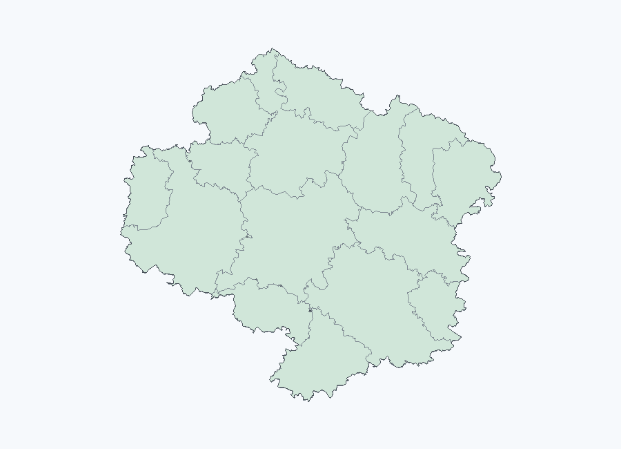 Mapa meteorologických výstrah — Kraj Vysočina