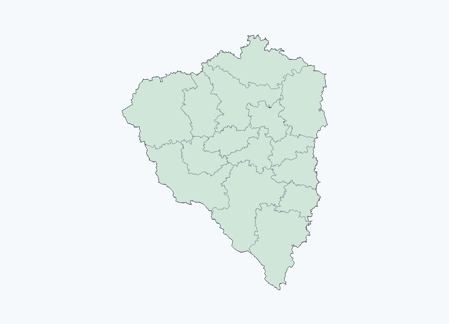Mapa meteorologických výstrah — Plzeňský kraj