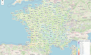 Situation météorologique actuelle en France