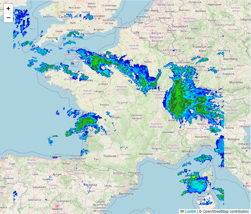 Radar météo de France