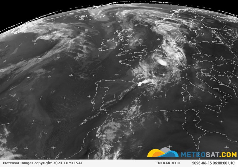 Imagen animada meteosat