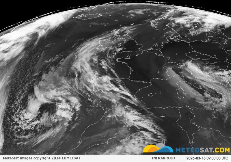 Imagen animada meteosat