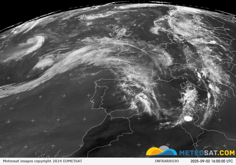 Imagen animada meteosat