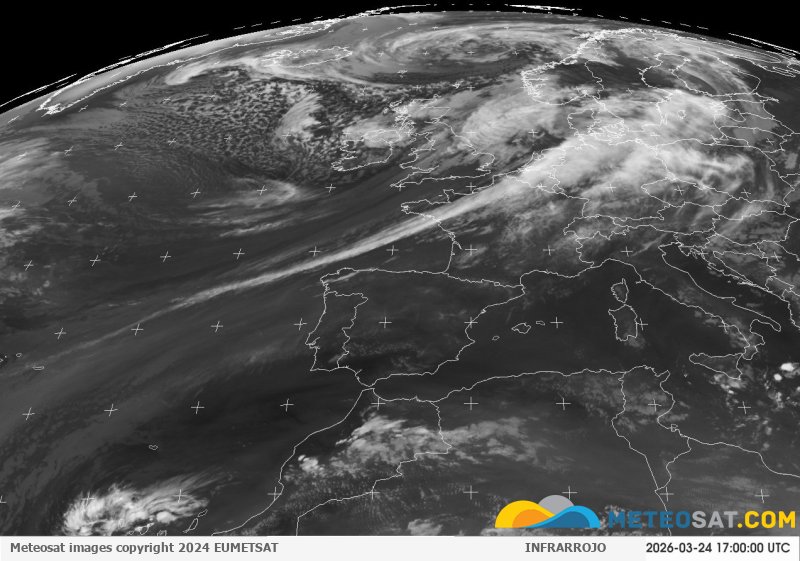 Imagen animada meteosat