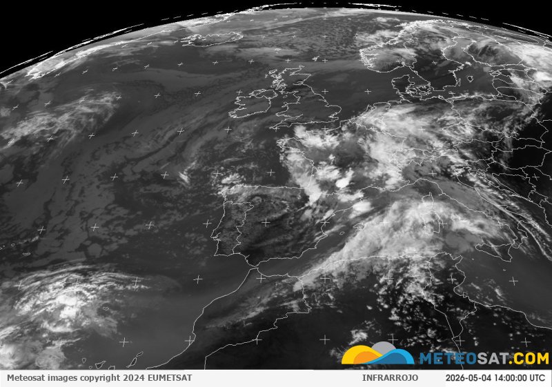 Imagen animada meteosat