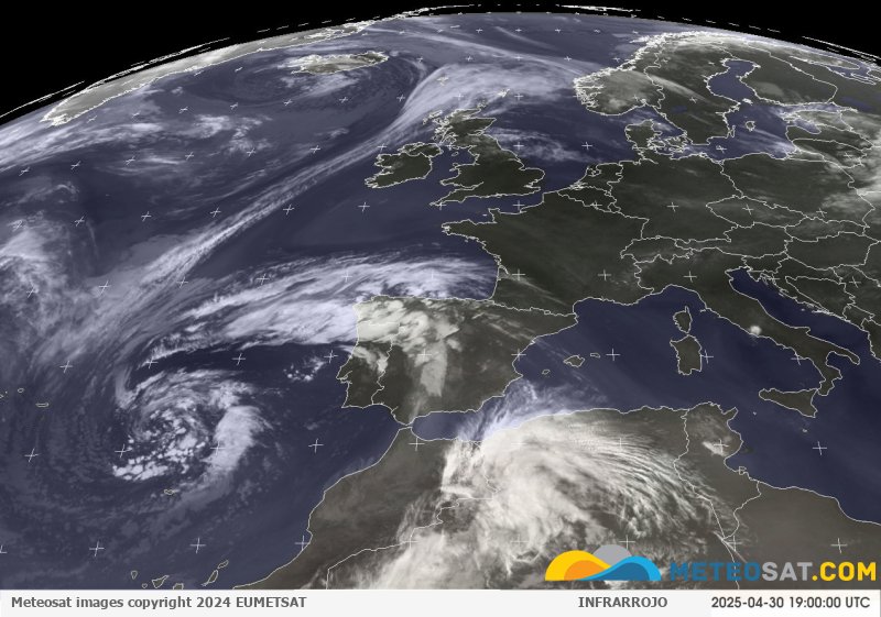 Imagen animada meteosat