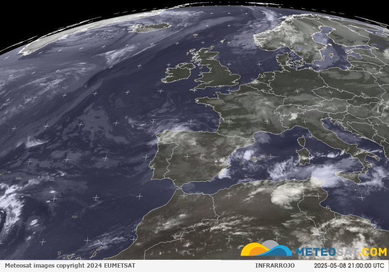Imagen animada meteosat