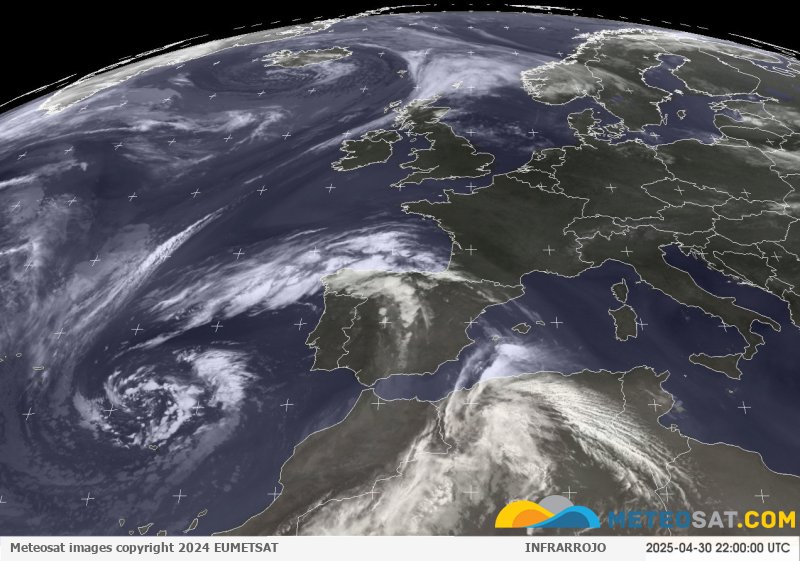 Imagen animada meteosat