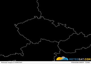 Aktuální družicový snímek Meteosat pro Česko