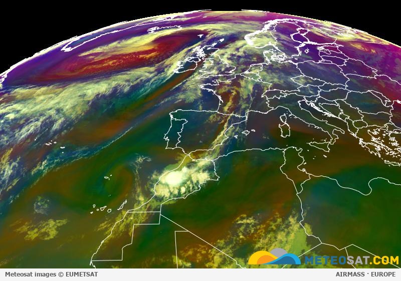 Meteosat-Satellitenanimation