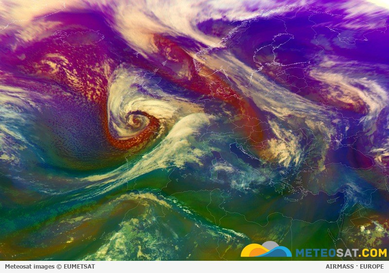 Meteosat-Satellitenanimation