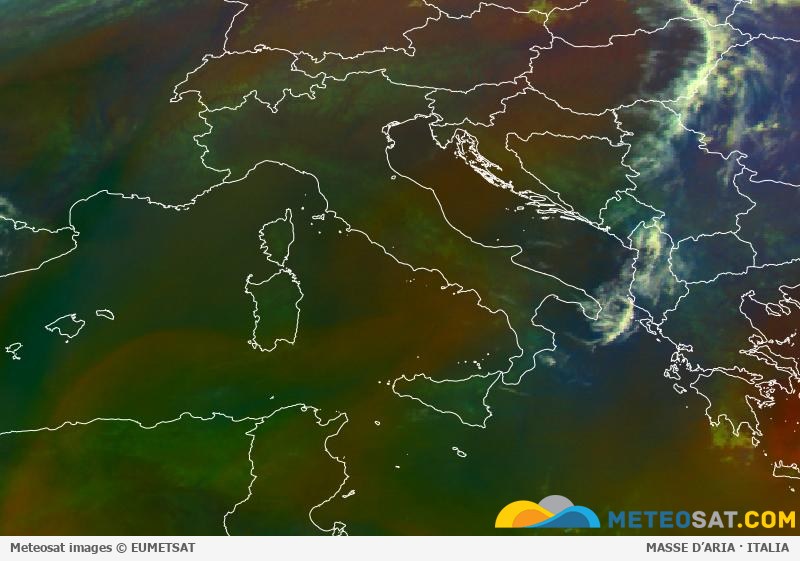 Animazione satellitare Meteosat