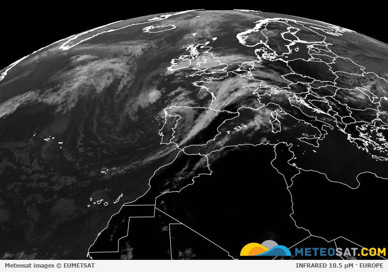 Meteosat satellite animation