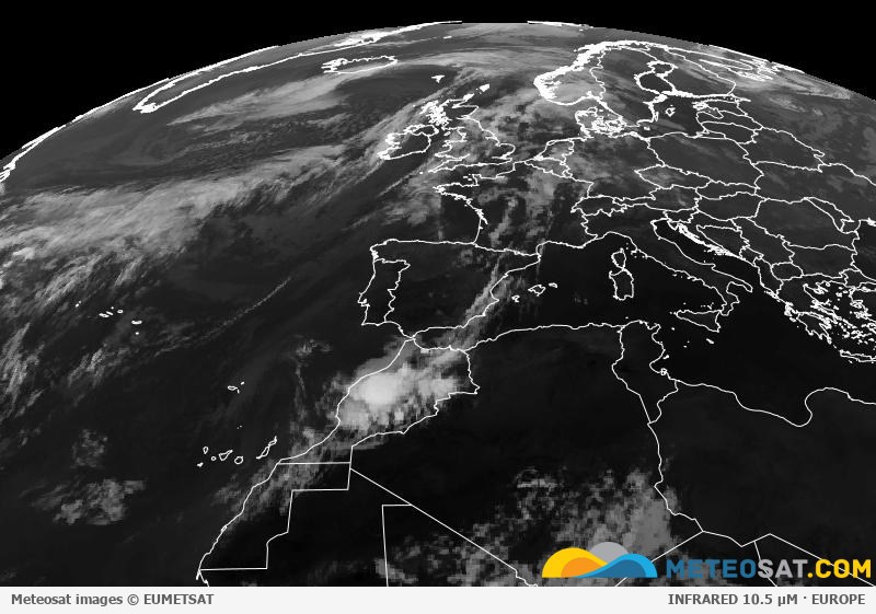 Meteosat-Satellitenanimation