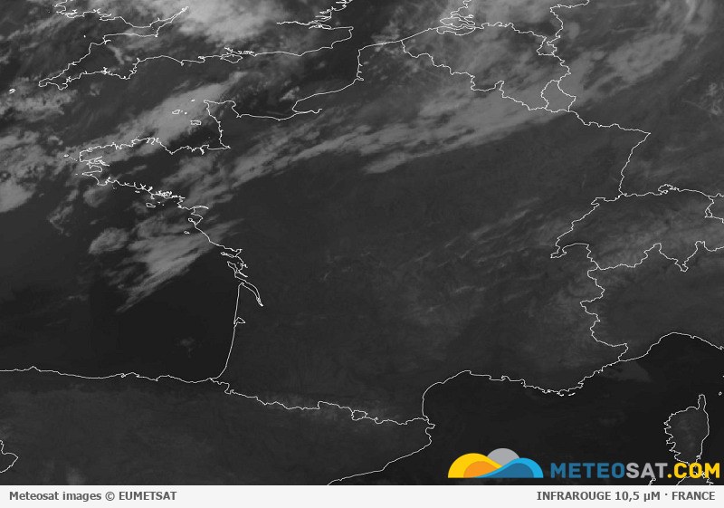 Dernière image Meteosat disponible sur la France