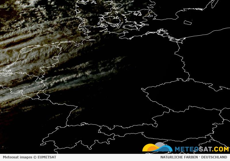 Aktuelles Meteosat-Satellitenbild für Deutschland