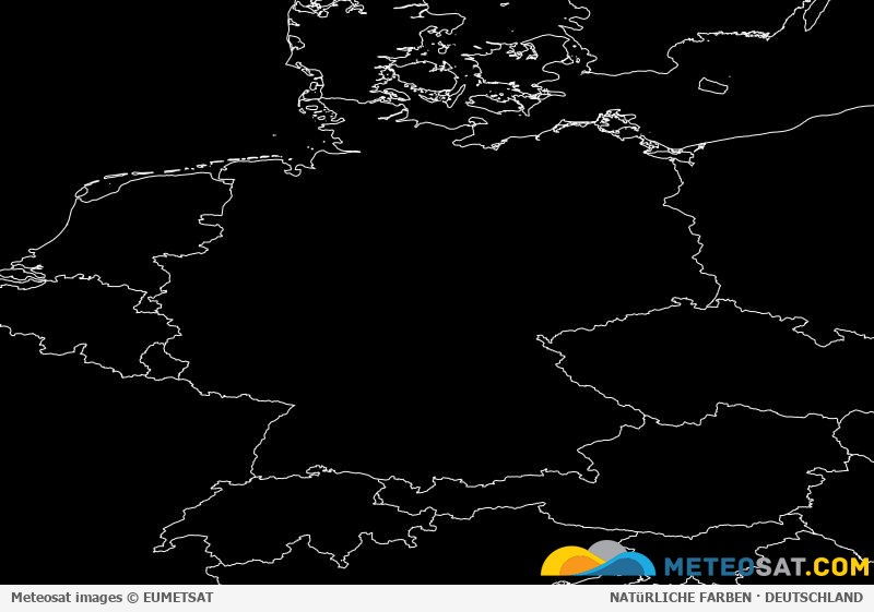Aktuelles Meteosat-Satellitenbild für Deutschland
