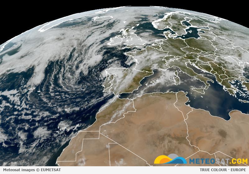 Meteosat satellite animation