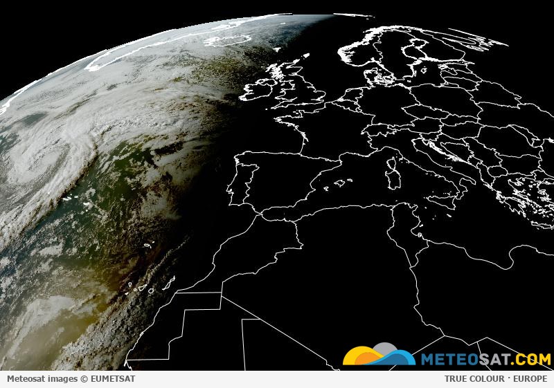 Meteosat-Satellitenanimation