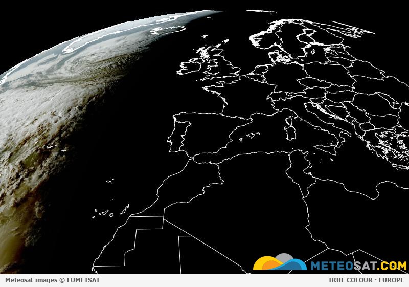 Meteosat-Satellitenanimation