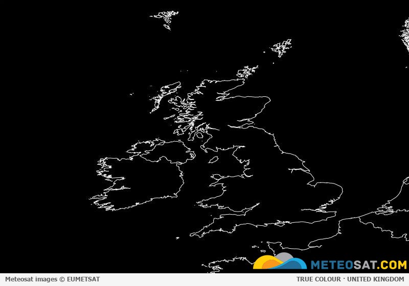 Latest Meteosat image over the United Kingdom
