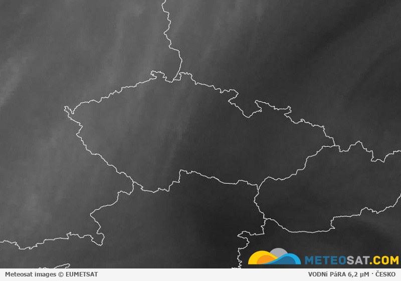 Animace družicových snímků Meteosat