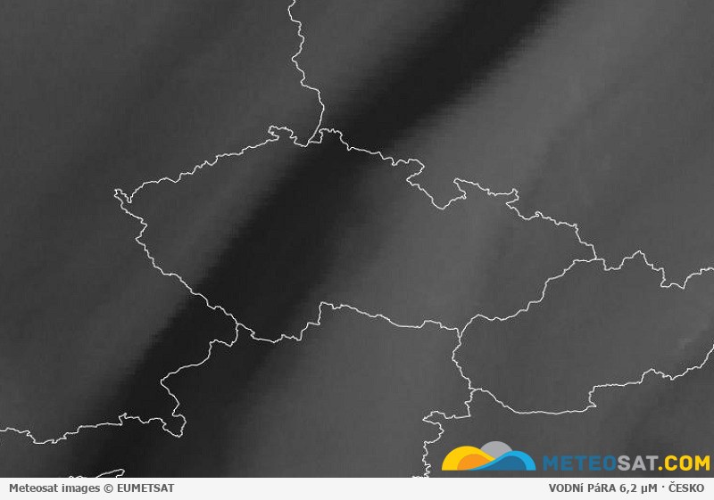 Animace družicových snímků Meteosat