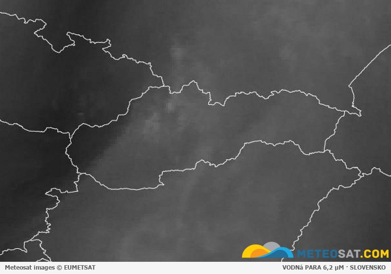 Animácia družicových snímok Meteosat
