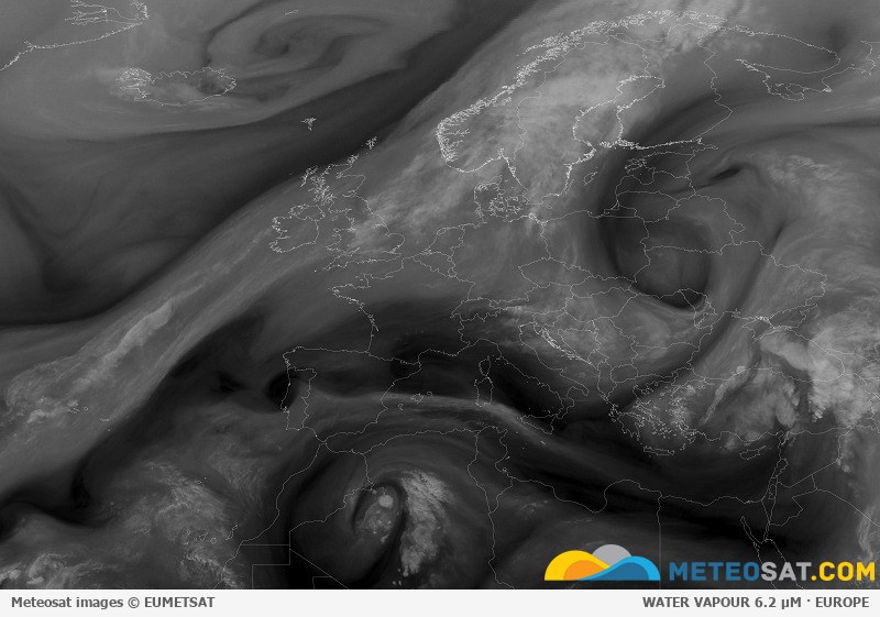 Meteosat satellite animation