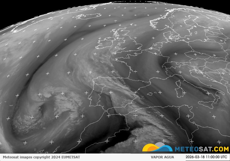 Imagen animada meteosat