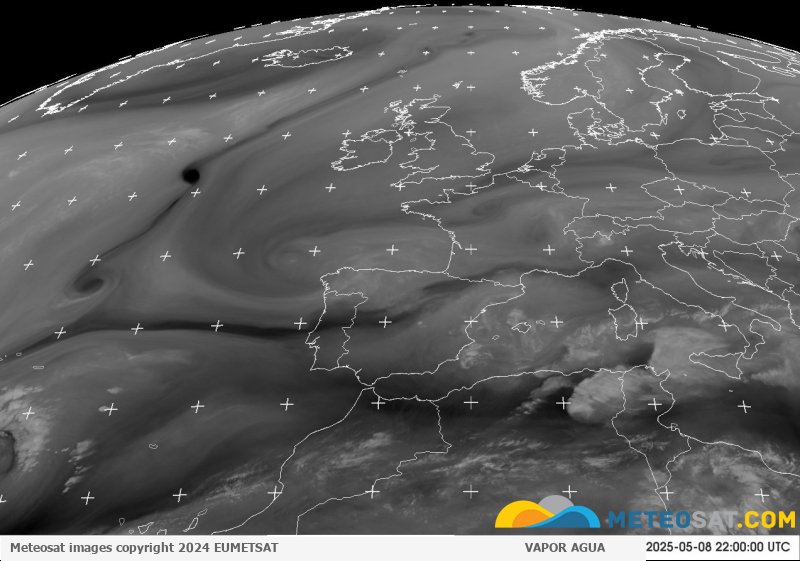 Imagen animada meteosat