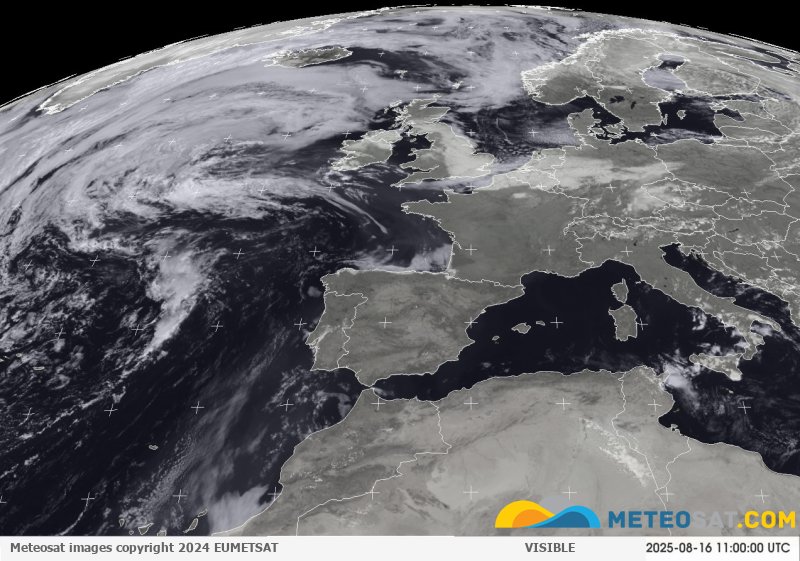 Imagen animada meteosat