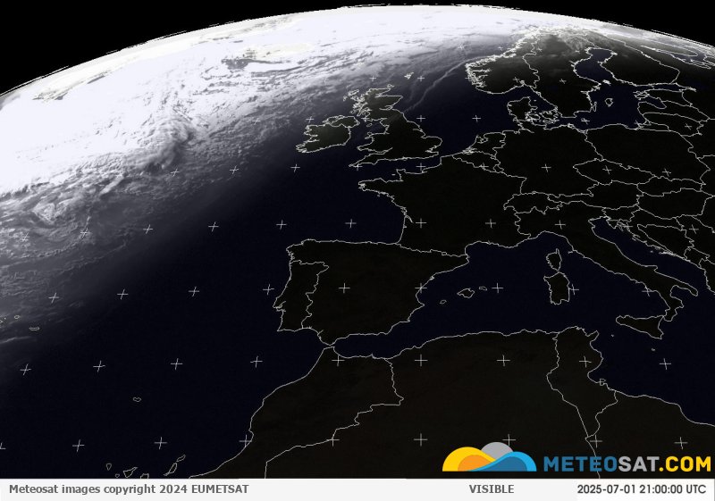 Imagen animada meteosat
