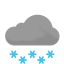 Starker Schneefall
