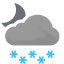 Forti rovesci di neve