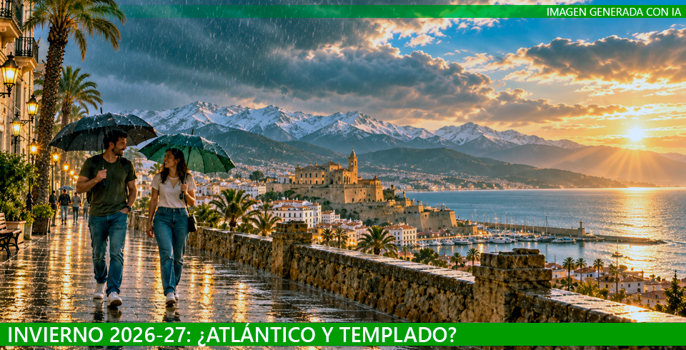 Invierno 2026-27: suave y atlántico